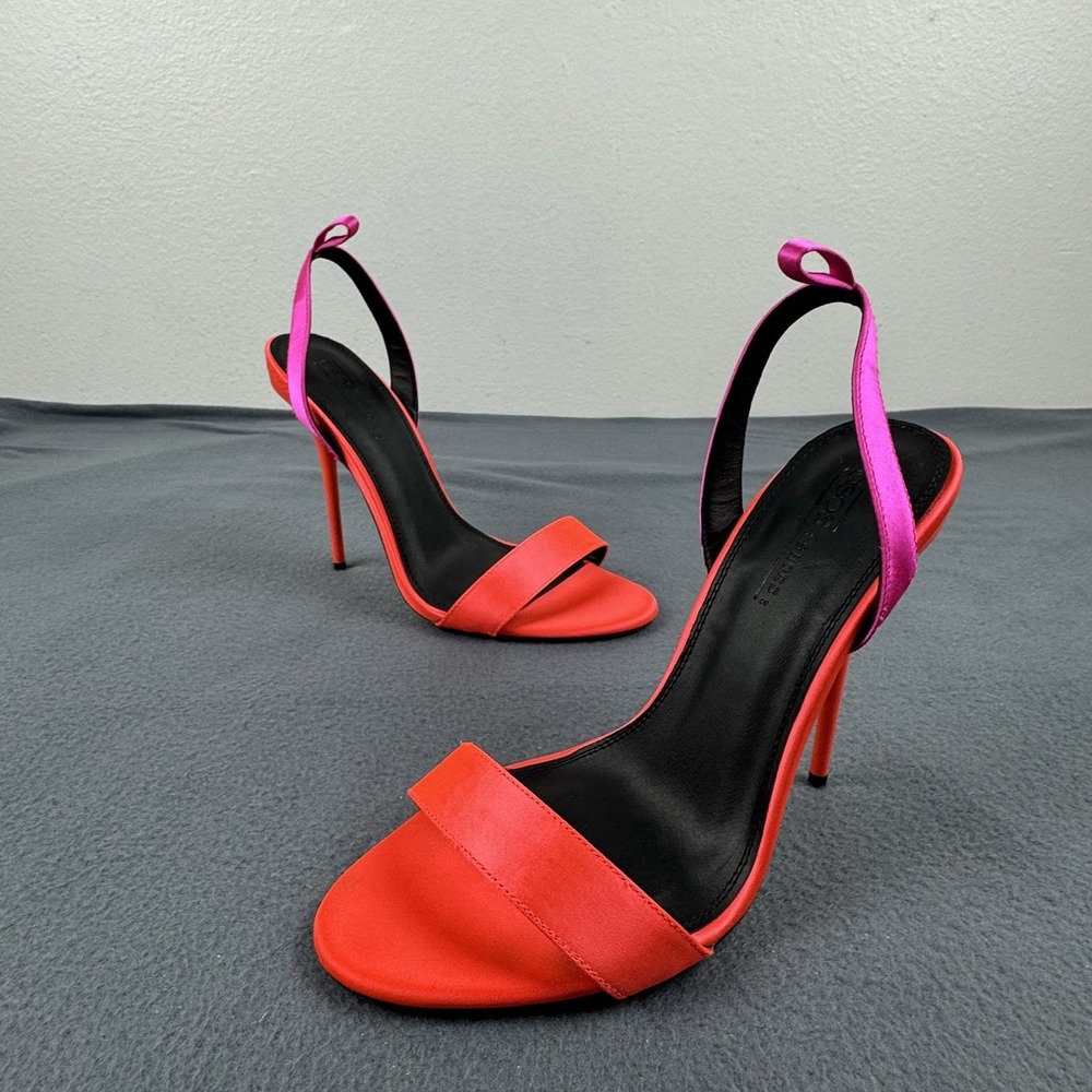 ASOS Womens stiletto heels Sandal Sling back Neon - US SIZE 9